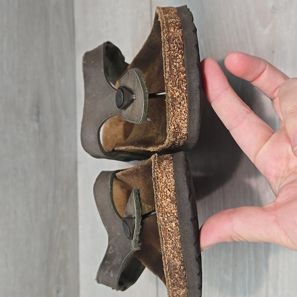 Birkenstock Women Gizeh T Strap Leather Sandals Shoes Sz 40/9 - Picture 4 of 13